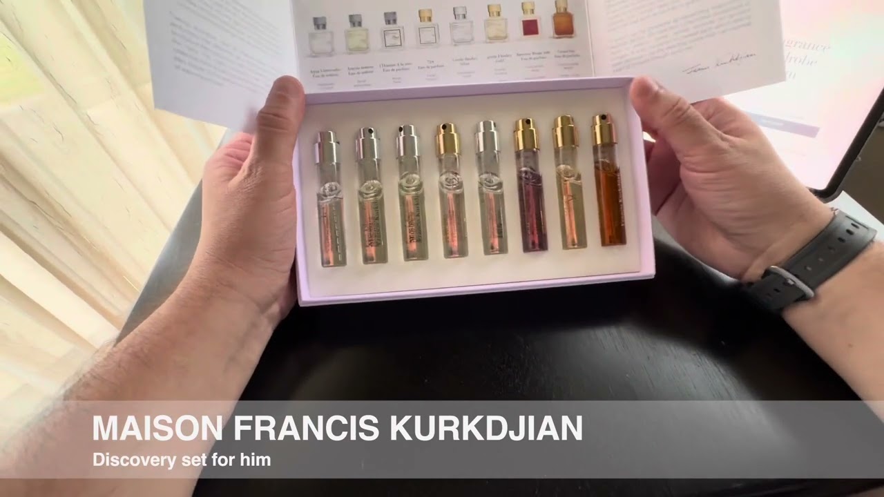maison francis kurkdjian discovery set for him @MaisonFrancisKurkdjianParis