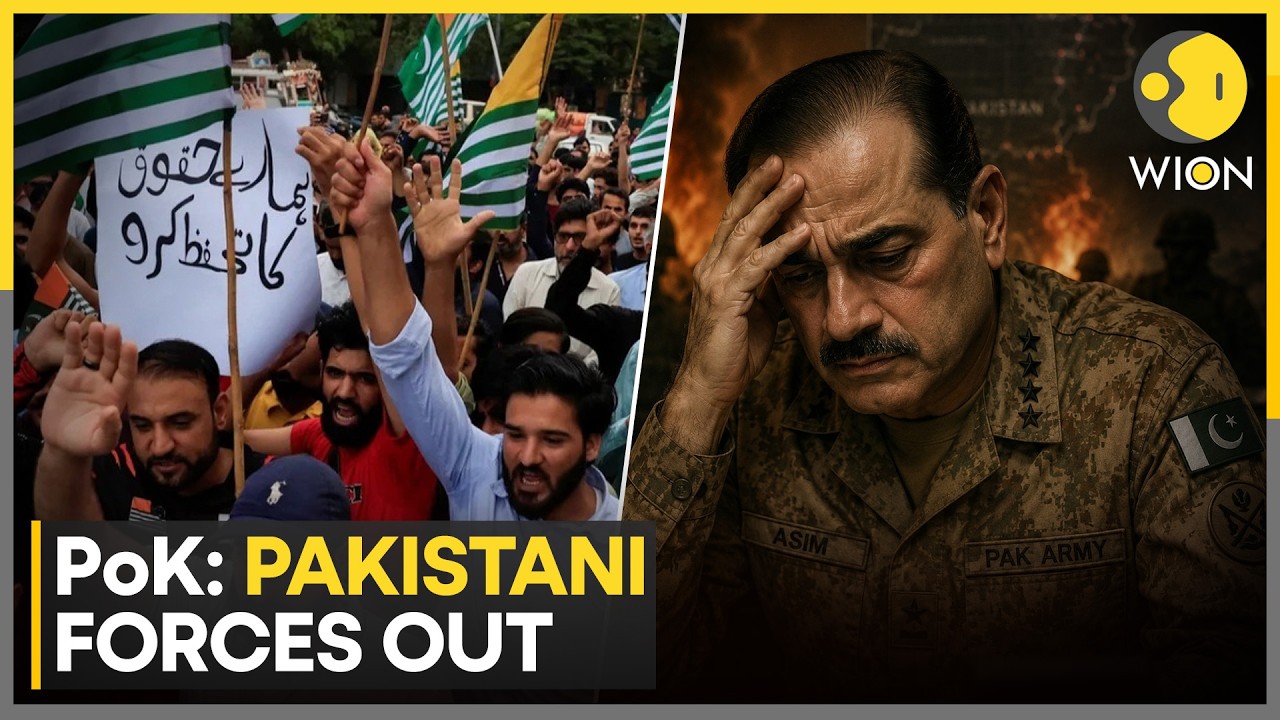 PoK Protests: Thousands Demand 'Pakistani Forces Out' in Rawalakot, Women Take Center Stage | WION