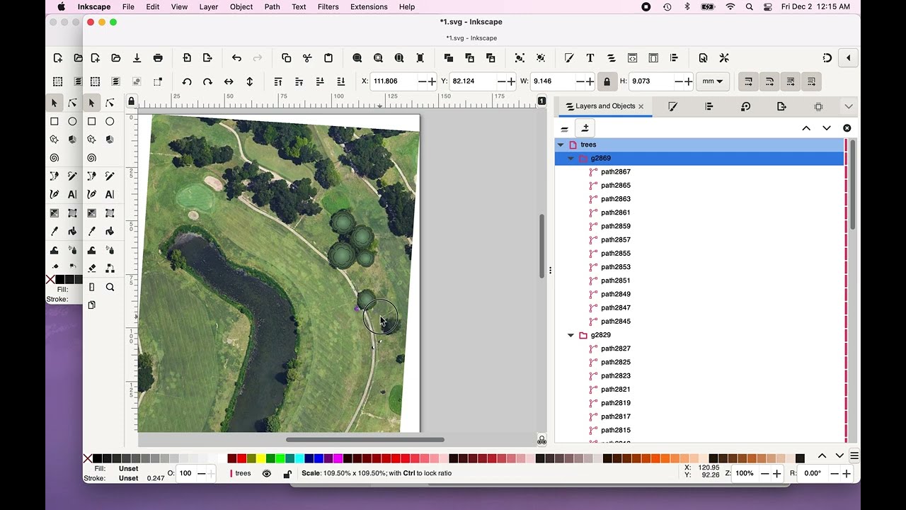 How to make a quick golf hole map