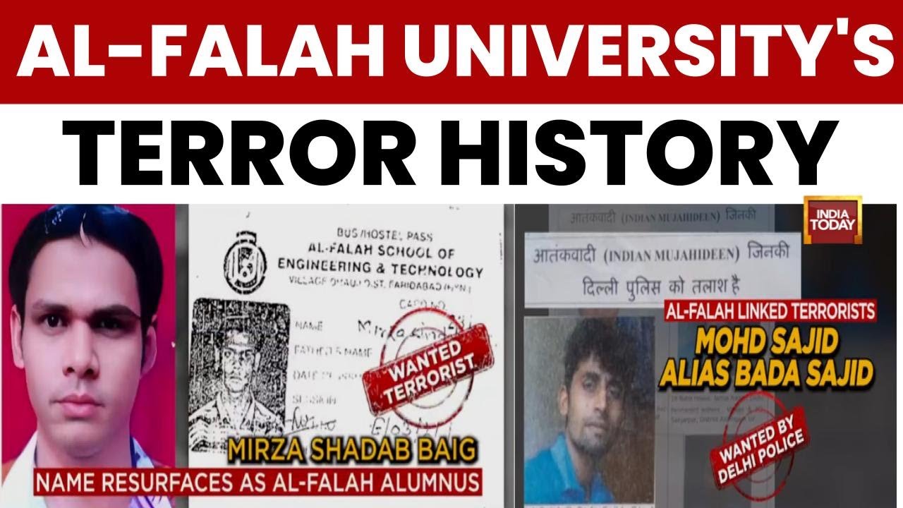 Al-Falah University's Terror Past: 2008 Blast Accused Mirza Shadab Baig Was A Student | India Today