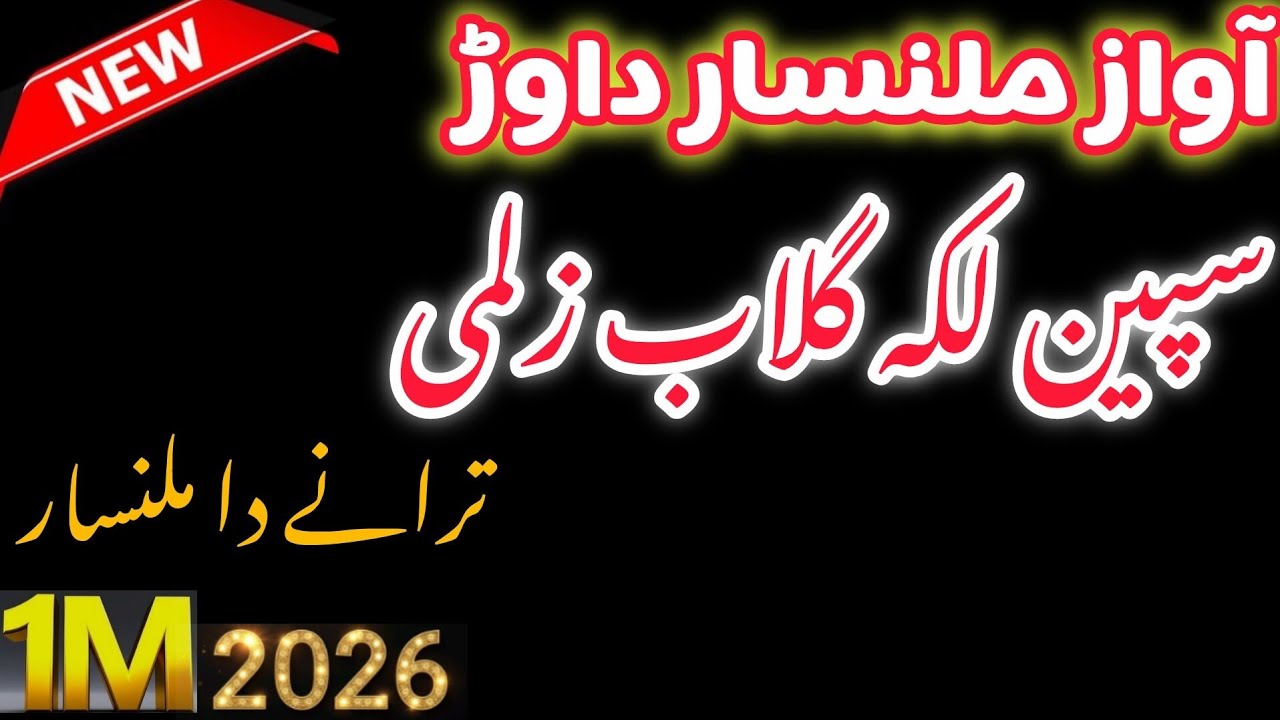 سپین لکہ گلاب زلمی {{ملنسار داوڑ نوئ نظم}} {{👈❤️‍🔥2026❤️‍🔥👉}} ترانے دا ملنسار 