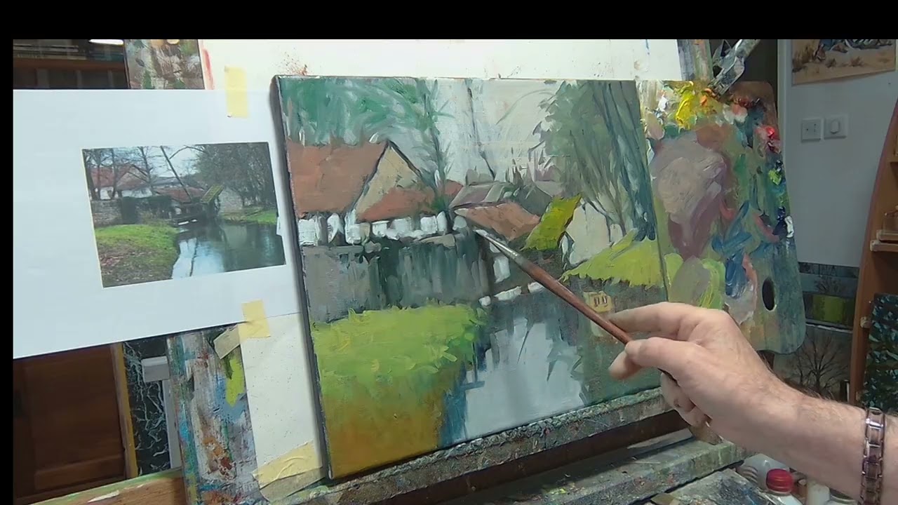 Christian Arnould /démo Oil painting