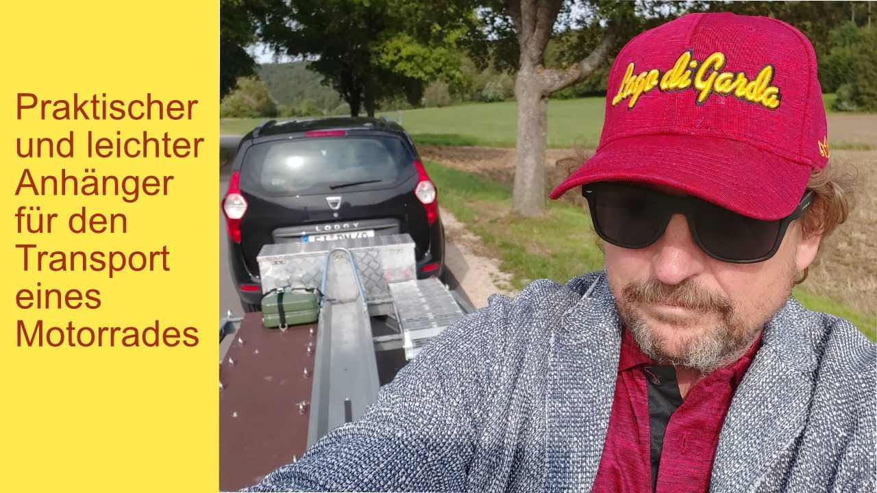 Anleitung: Leichter Motorradtransport mit Anhänger