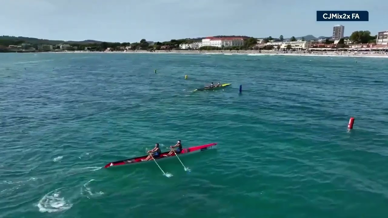 2023 European Rowing Coastal & Beach Sprint Champs - CJMix2x FA - Maria Lanciano Lucio Fugazzotto