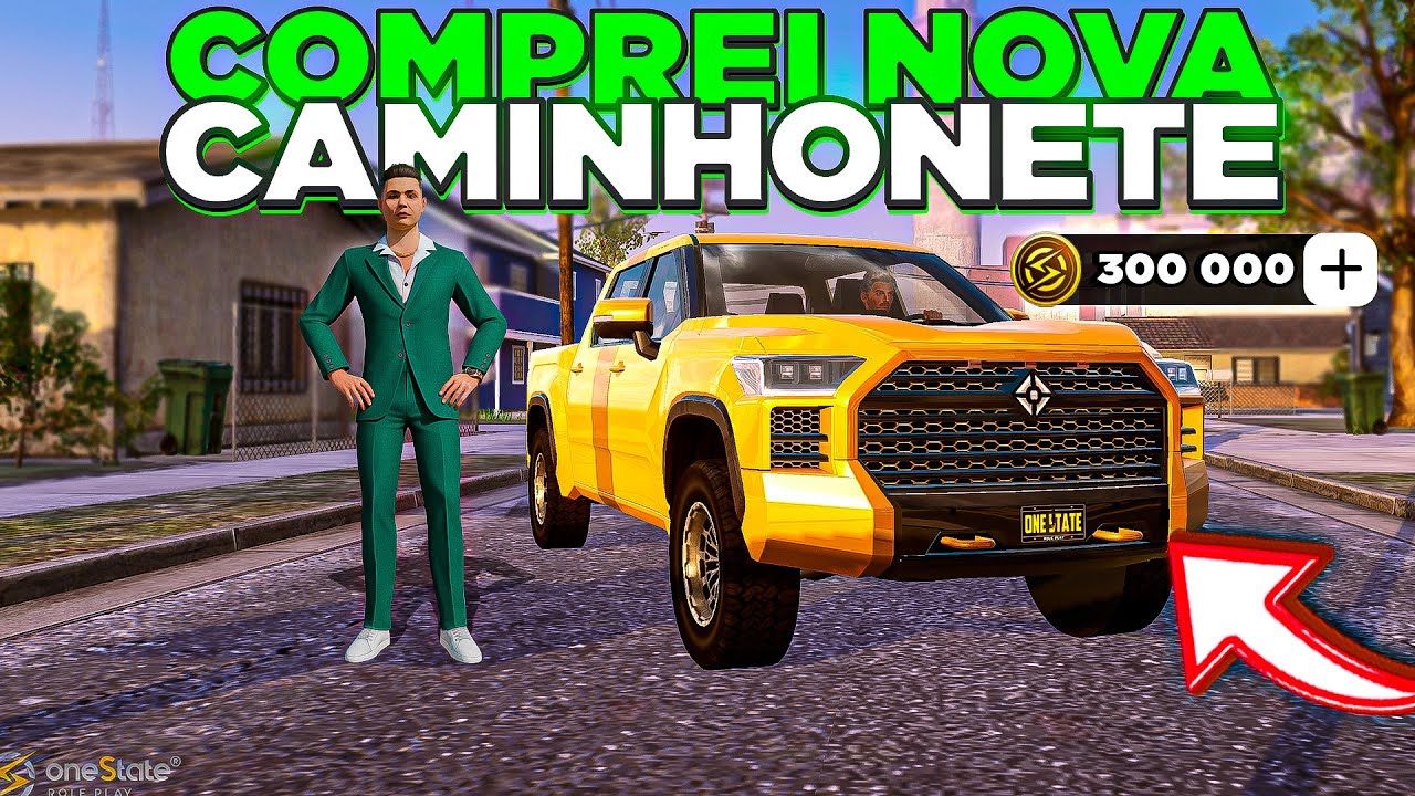 COMPREI A NOVA CAMINHONETE DO ONE STATE RP PARA O PVP