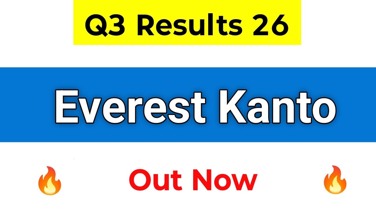 Everest Kanto Cylinder Q3 Results | Everest Kanto Share Latest News | Everest Kanto Results