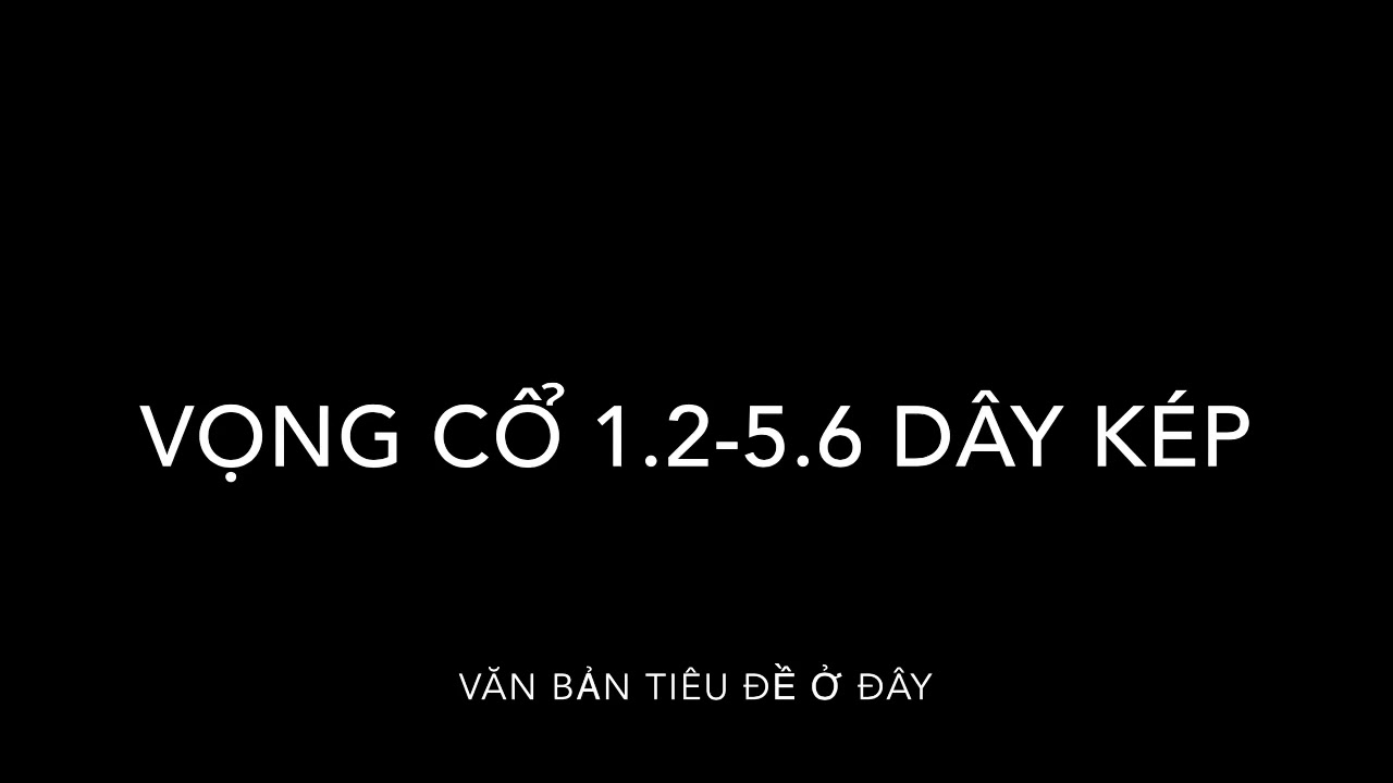 Vọng Cổ 1-2/5-6 Dây Kép | NS Trường Giang