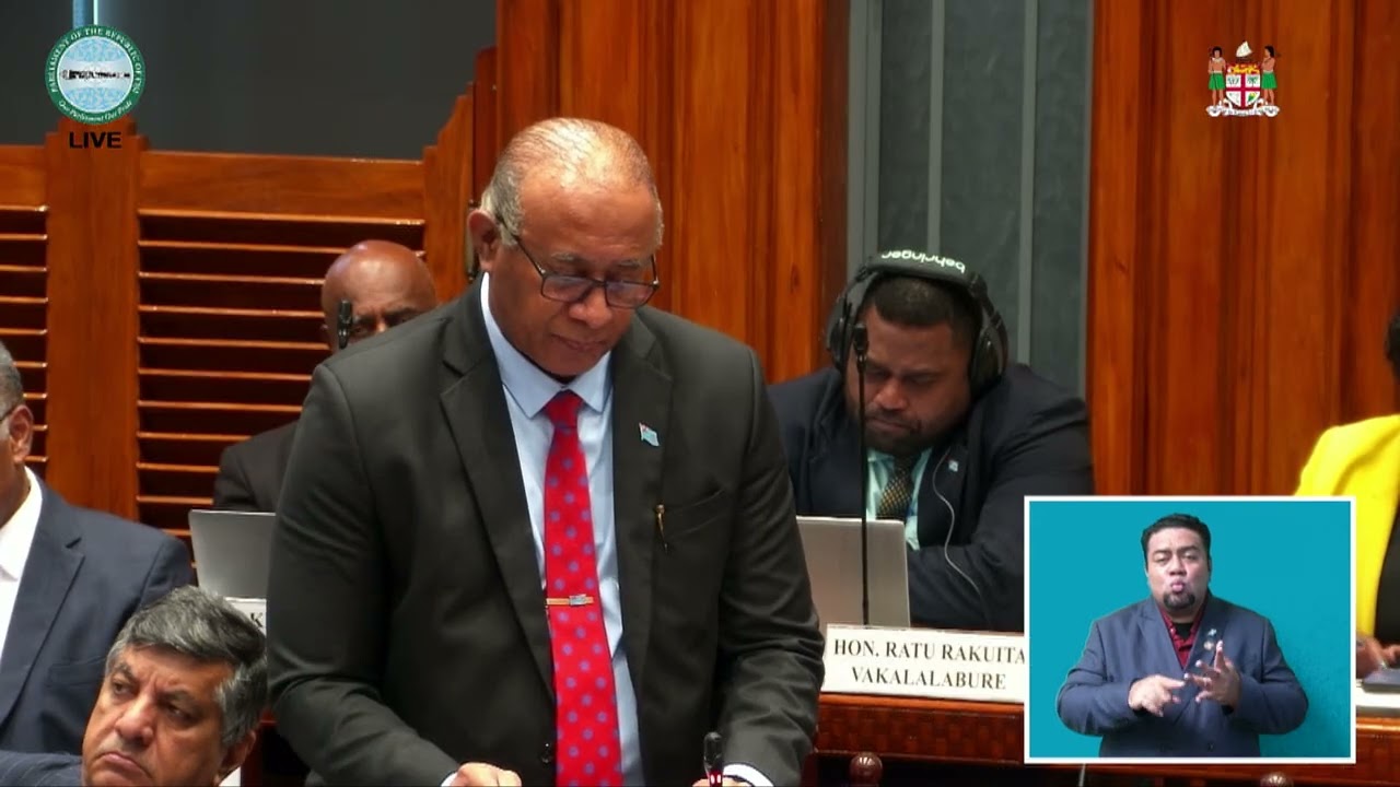 Hon. Ro Filipe Tuisawau  delivered his response to the President’s Address in Parliament.