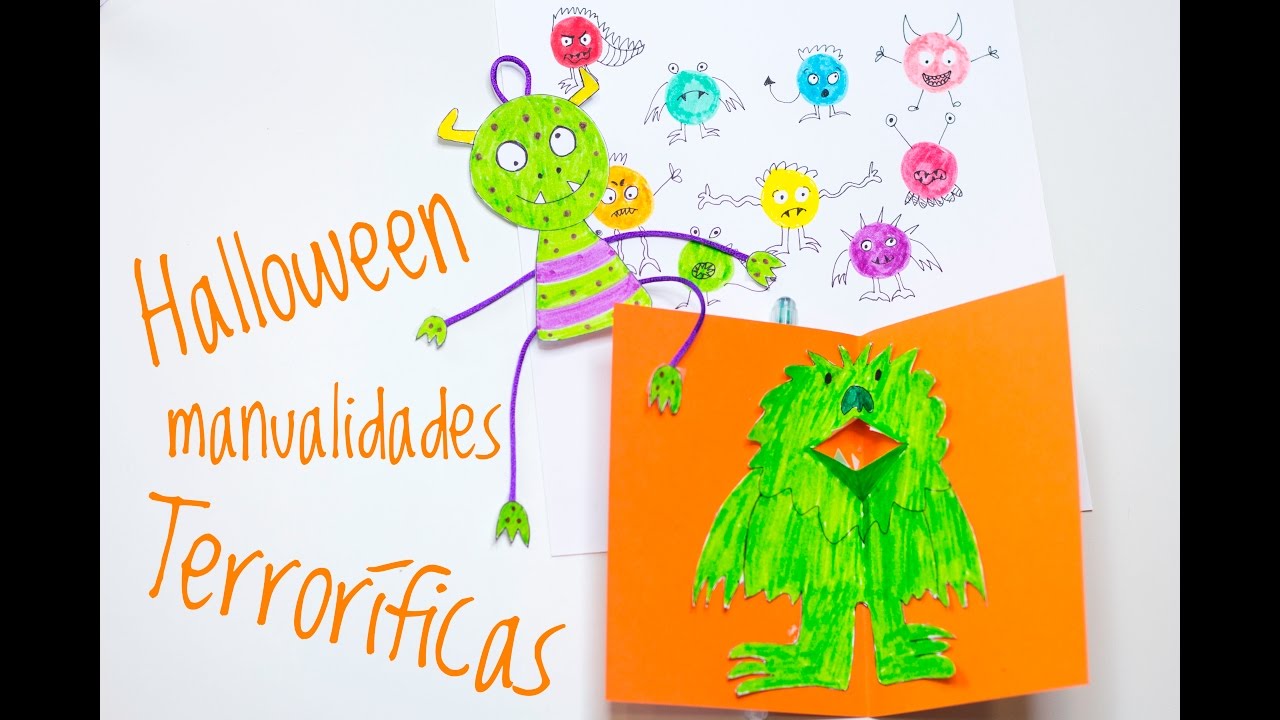 Manualidades terror&iacute;ficas de Halloween - EDIKEUS