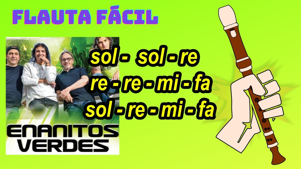 Lam3nto Boliviano  🌟  FLAUTA dulce Notas 👉 FÁCIL | ENANIT0S VERDES