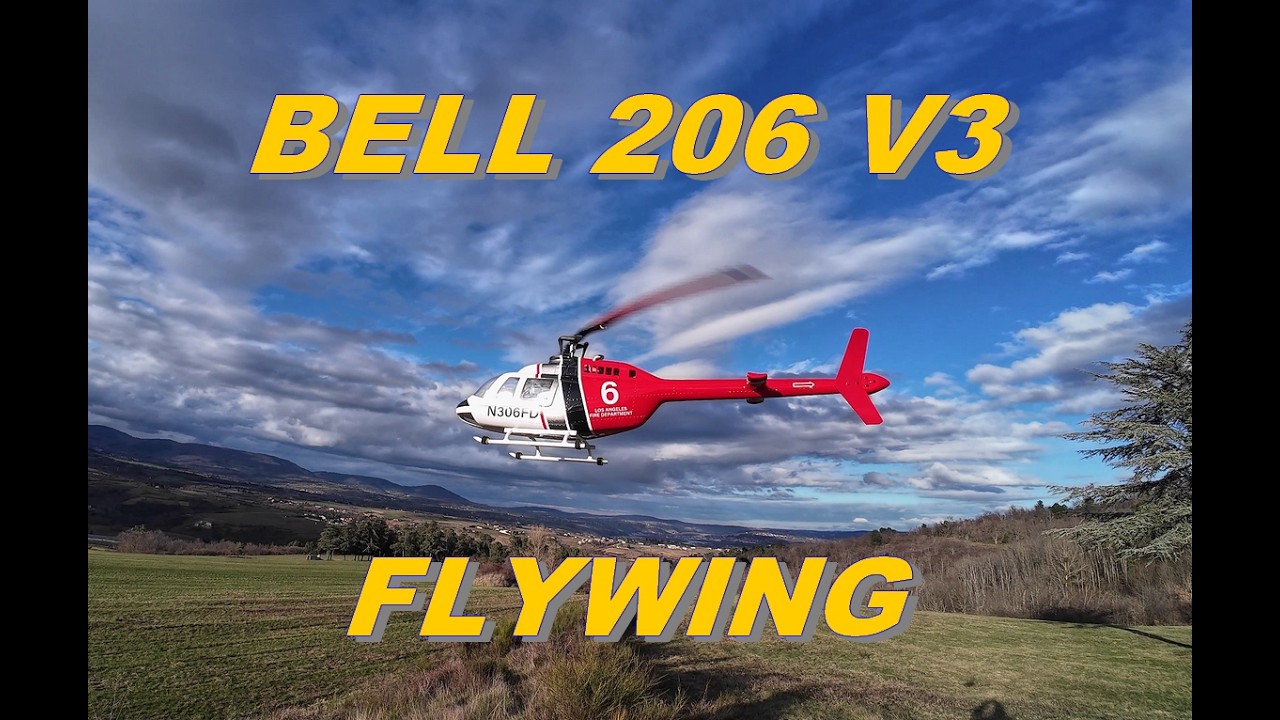 Flywing BELL 206 V3 flight in France