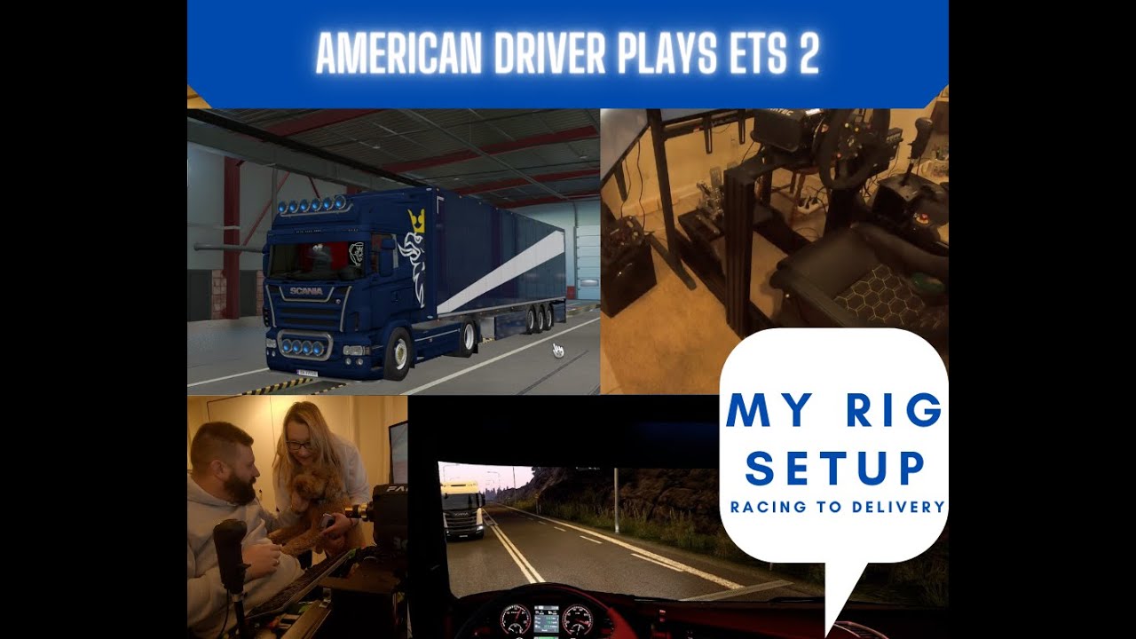 RJL Scania R730 Build | ETS 2 RACE TO DELIVER | Open Pipe SOUND | My Wife and Pup Stop To Say HI |