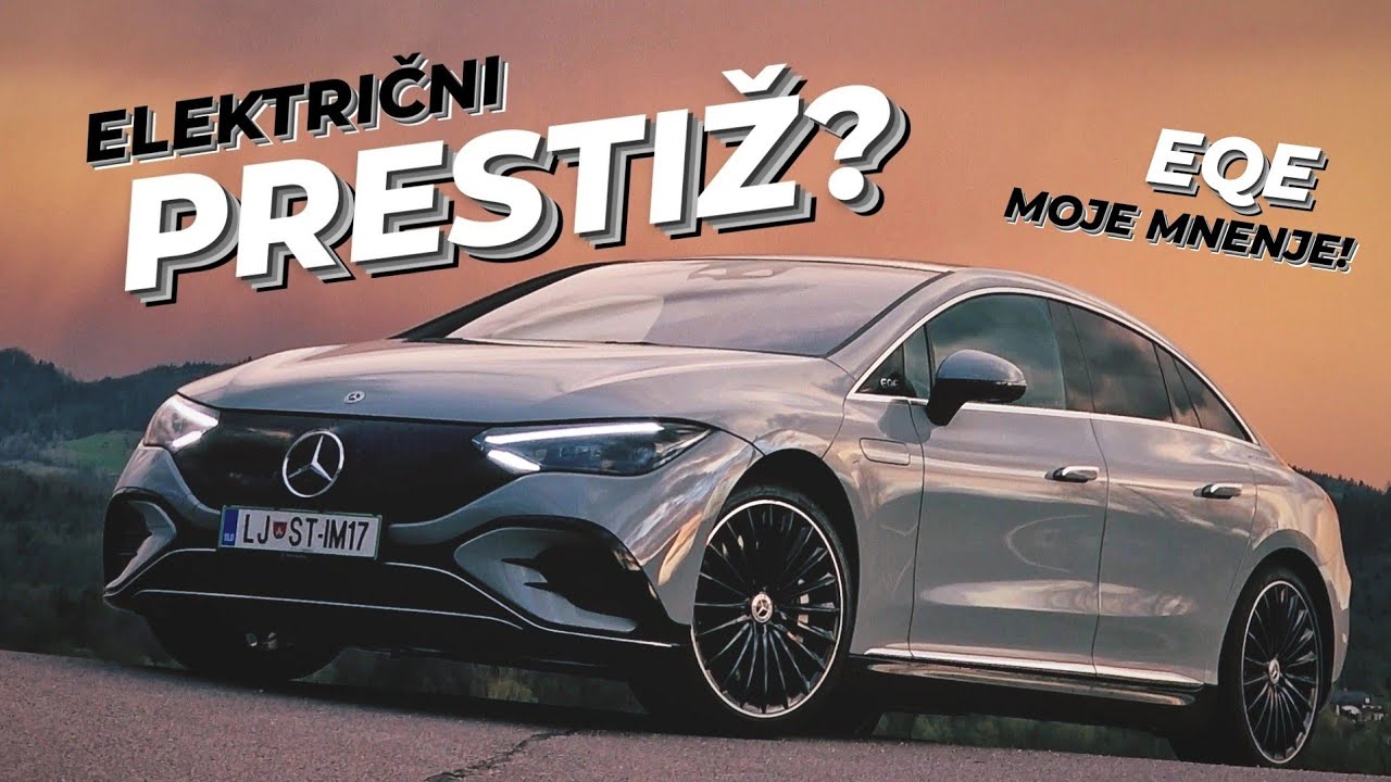 Luksuz na elektriko? Mercedes-Benz EQE je hud! - VLOG #965