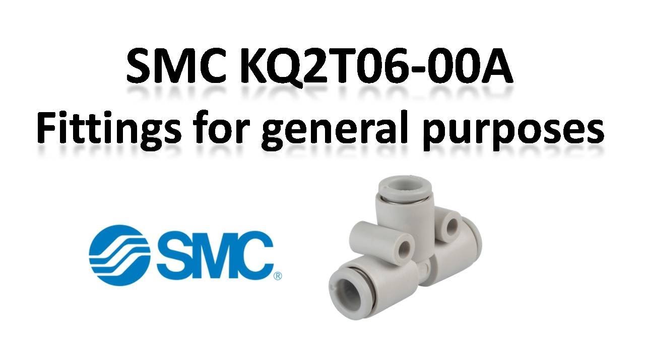 SMC Fittings for general purposes KQ2T06-00A / KQ2 One-touch / Eltra Trade