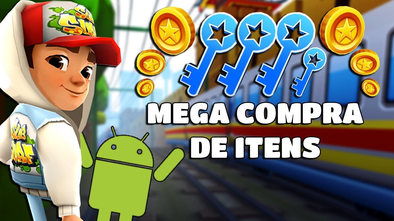 Mega Compra de Itens no Subway Surfers do Android