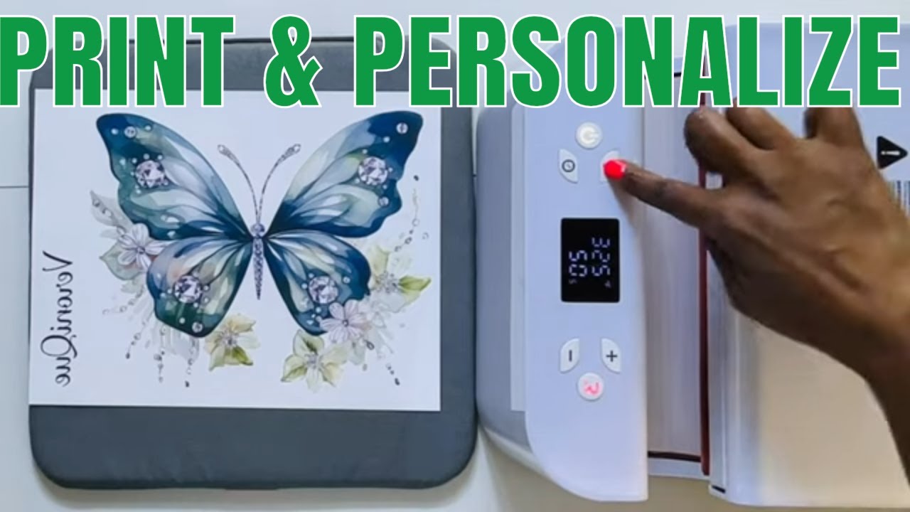 HOW TO PRINT & PERSONALIZE A 20 oz TUMBLER SUBLIMATION DESIGN FROM SILHOUETTE STUDIO #sublimation