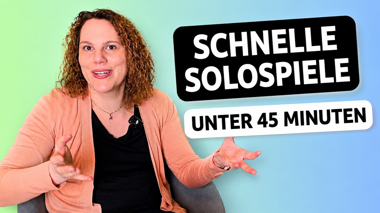 Diese 6 Solospiele zockst du in weniger als 45 Minuten!