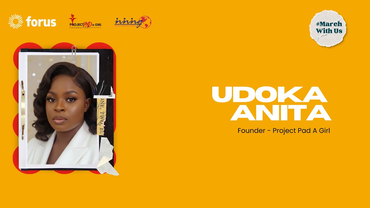 #MarchWithUs - Udoka Anita on the importance of eradicting period poverty