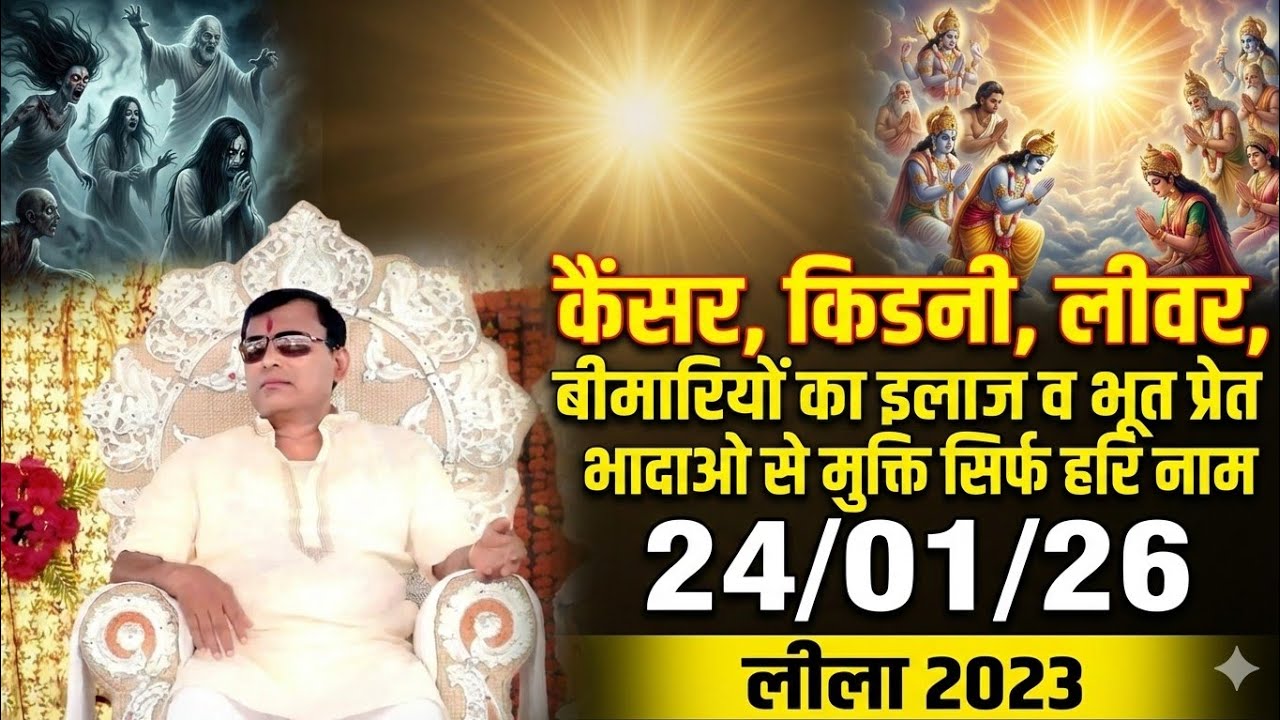 बड़े बड़े रोगों से मुक्ति कैसे मिल रही है सिर्फ हरि नाम से #narayan #harikripabhajan 