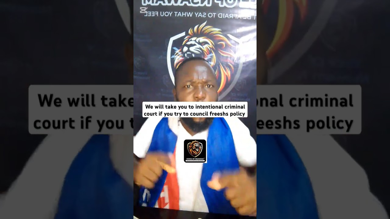 Never try to council freeshs #npp #treanding #fypシ゚ #viralvideo #ghanacurrentaffairs #africa