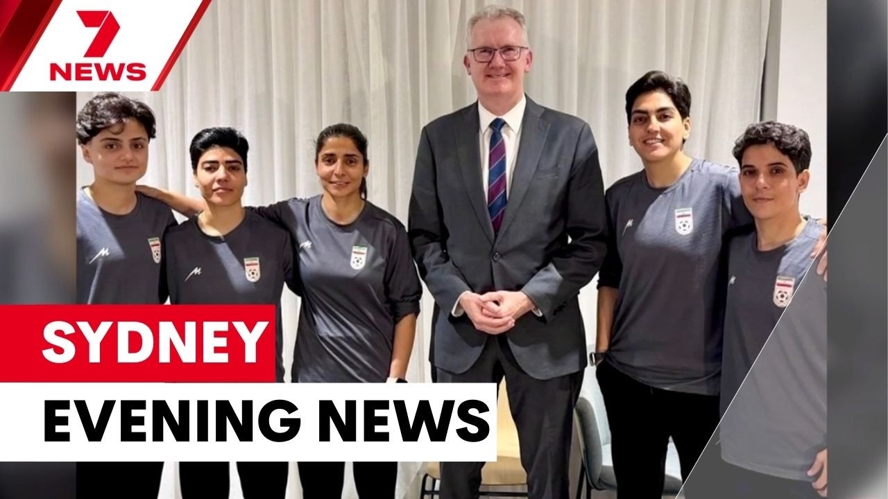 International campaign for Iran's soccer team; Australian presence in Middle East | 7NEWS Sydney