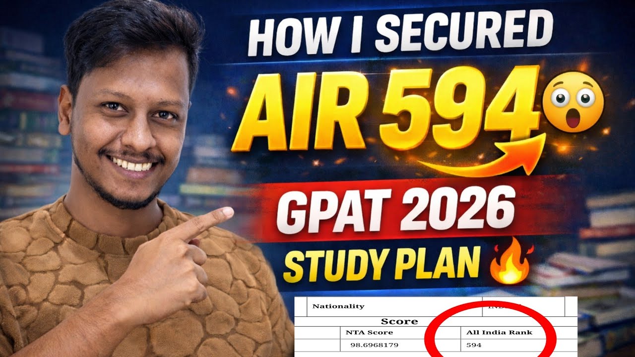 GPAT 2026 PREPARATION TIPS #gpat2026 
