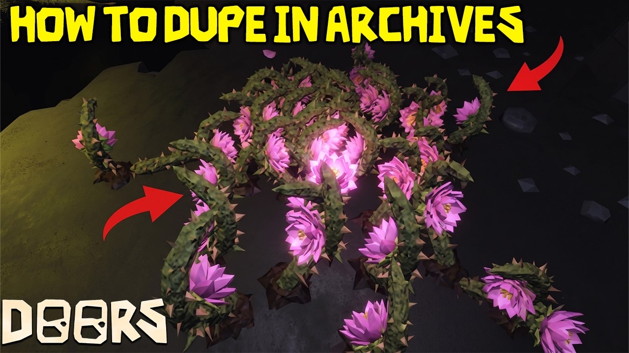 DOORS : New Lotus Trick in The Archives Update [ROBLOX]