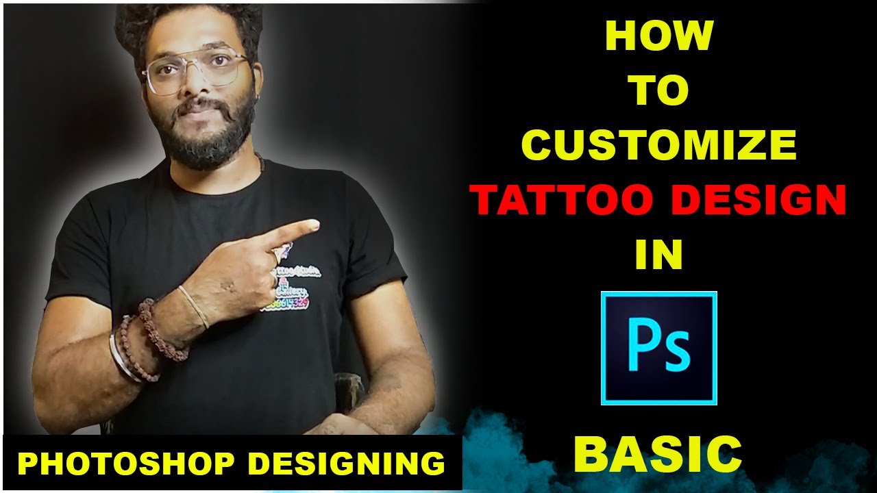 HOW TO CUSTOMIZE TATTOO DESIGN IN PHOTOSHOP ? #tattoo #photoshop #tutorial