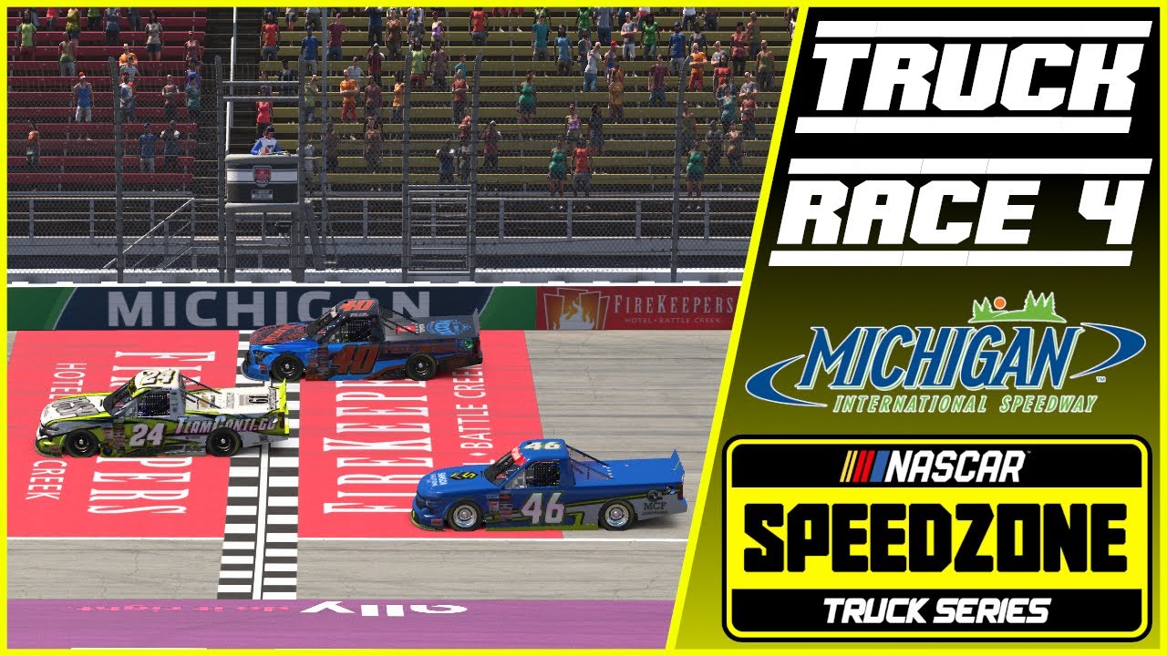 IRacing | Speedzone Truck Series | Race #4 | Michigan International Speedway