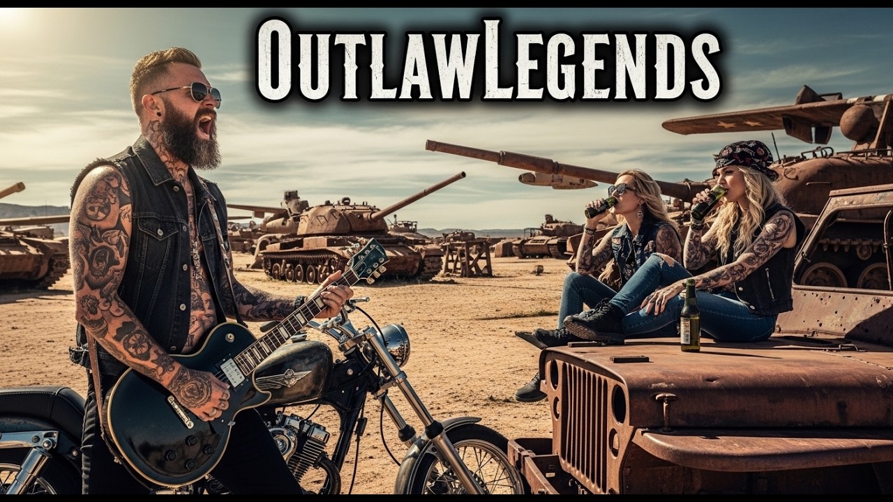 A Legendary Outlaw Guitar Moment in the Desert 🔥 #ClassicRock #OutlawRock #OutlawLegends