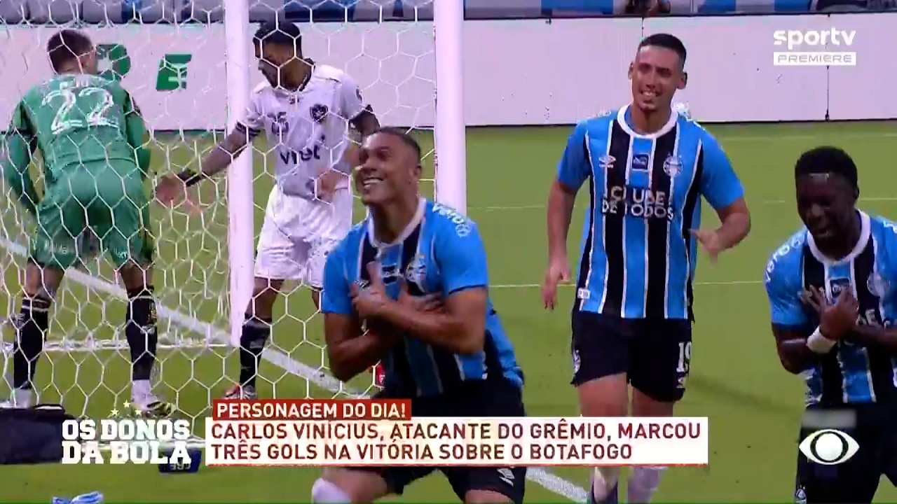 Personagem do Dia: Carlos Vinícius (Grêmio) - 05/02/2026 - Os Donos da Bola