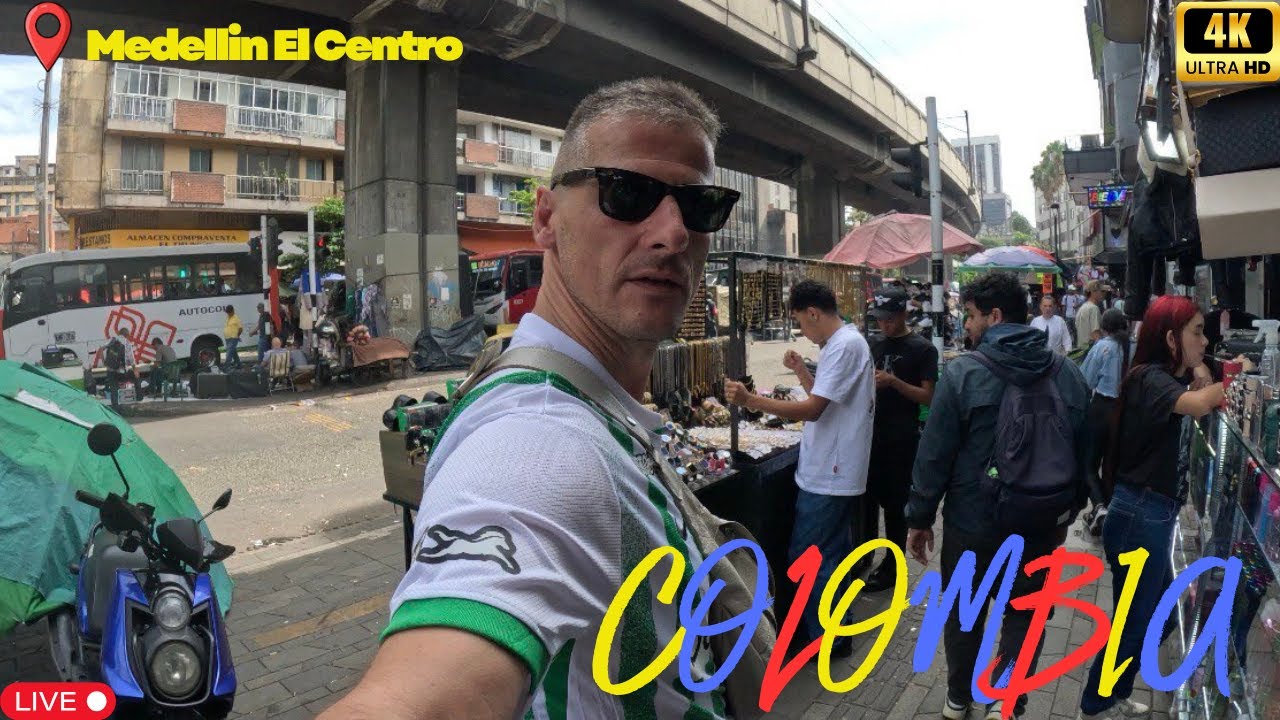 🇨🇴 Прогулка по центру Медельина #Колумбия