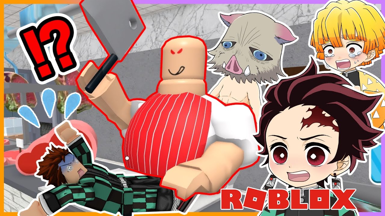 かまぼこ隊が超怖いお肉屋さんに捕まった!?脱出しようとした結果🍖💨【ROBLOX・ロブロックス】