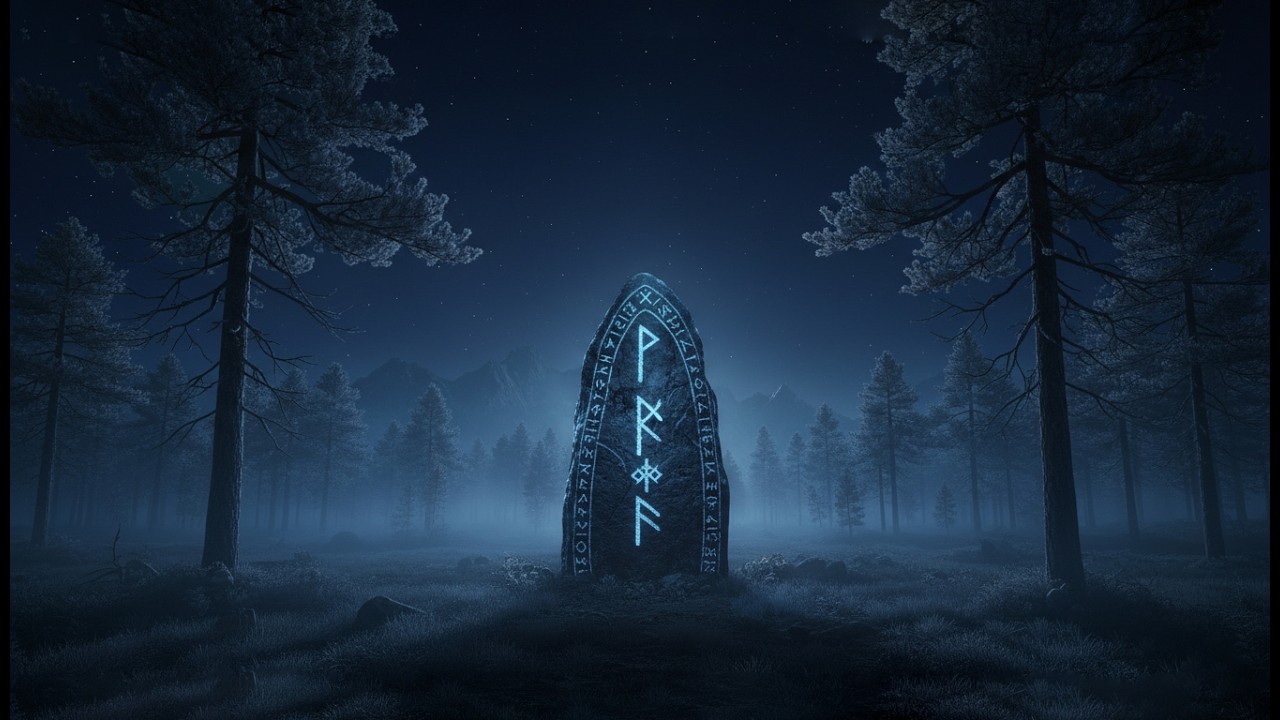 Nordic Folk Ambient for Calm Night | Cold Forest Focus Music | No Vocals