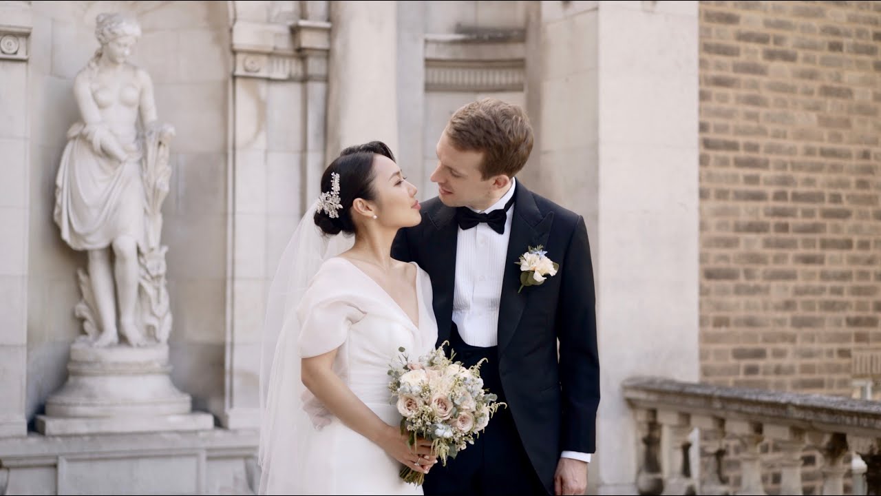 Elegant Grove House wedding, Roehampton // Seojin & Jeremy