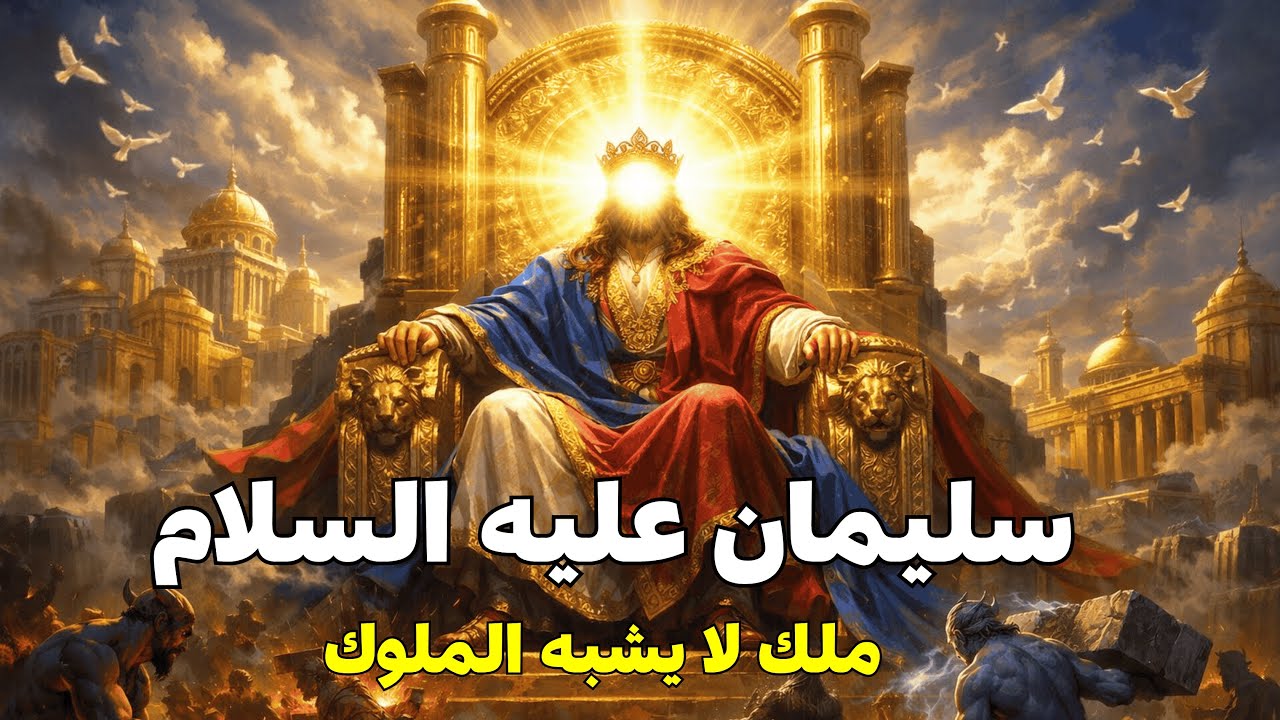 نام على القصة الكاملة | قصة سليمان عليه السلام | الملك الذي سُخِّرت له الجن والرياح والطير