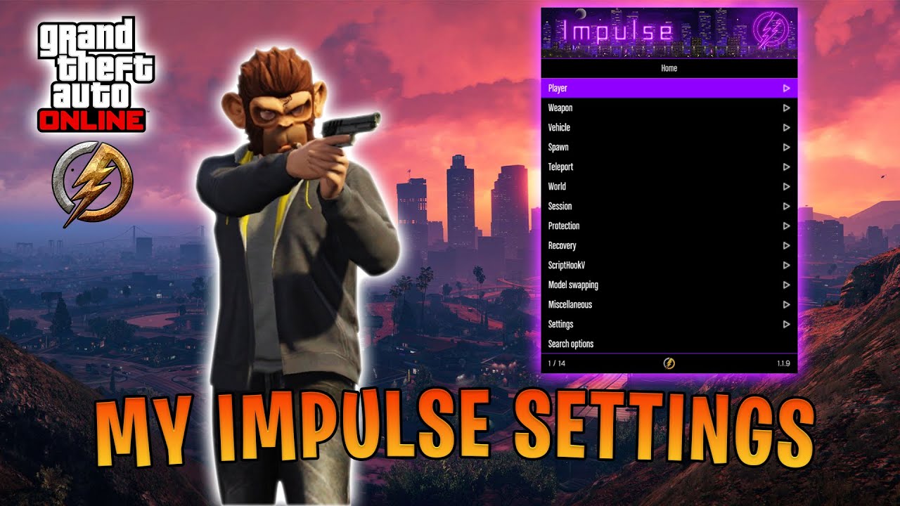 THE IMPULSE SETTINGS THAT I USE IN GTA ONLINE