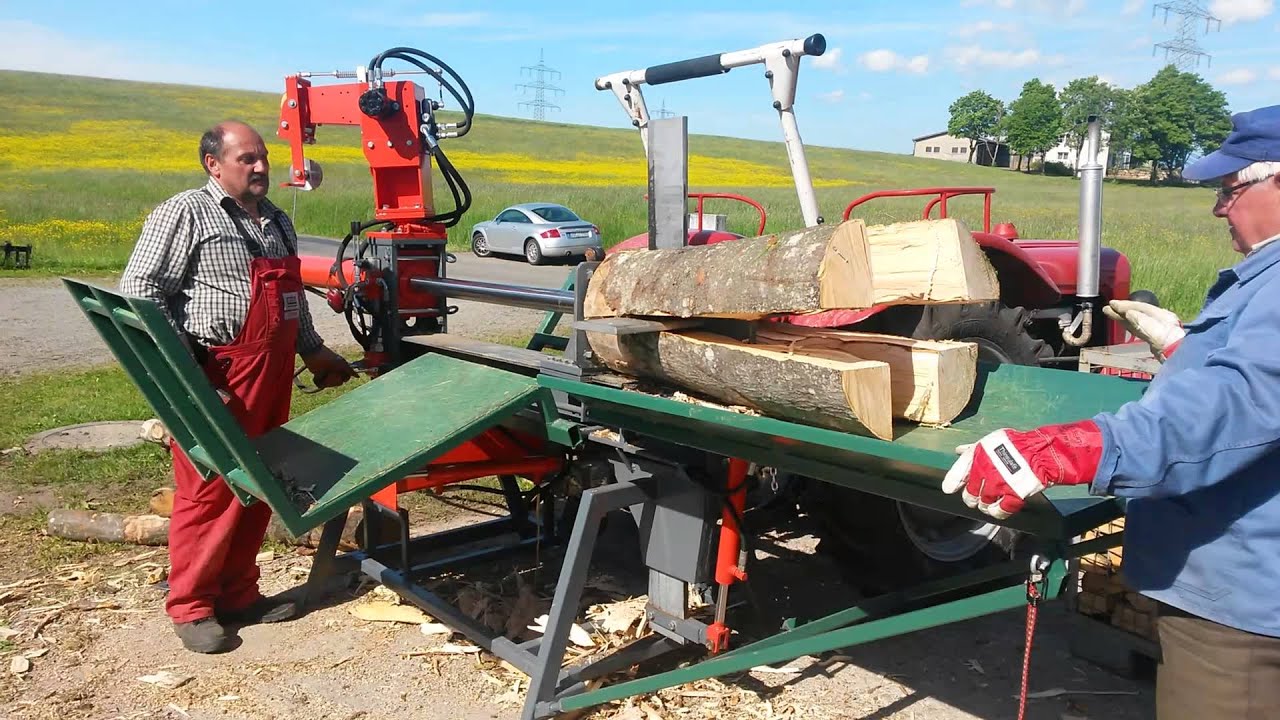Holzspalter Eigenbau Fertigstellung FritschiTec