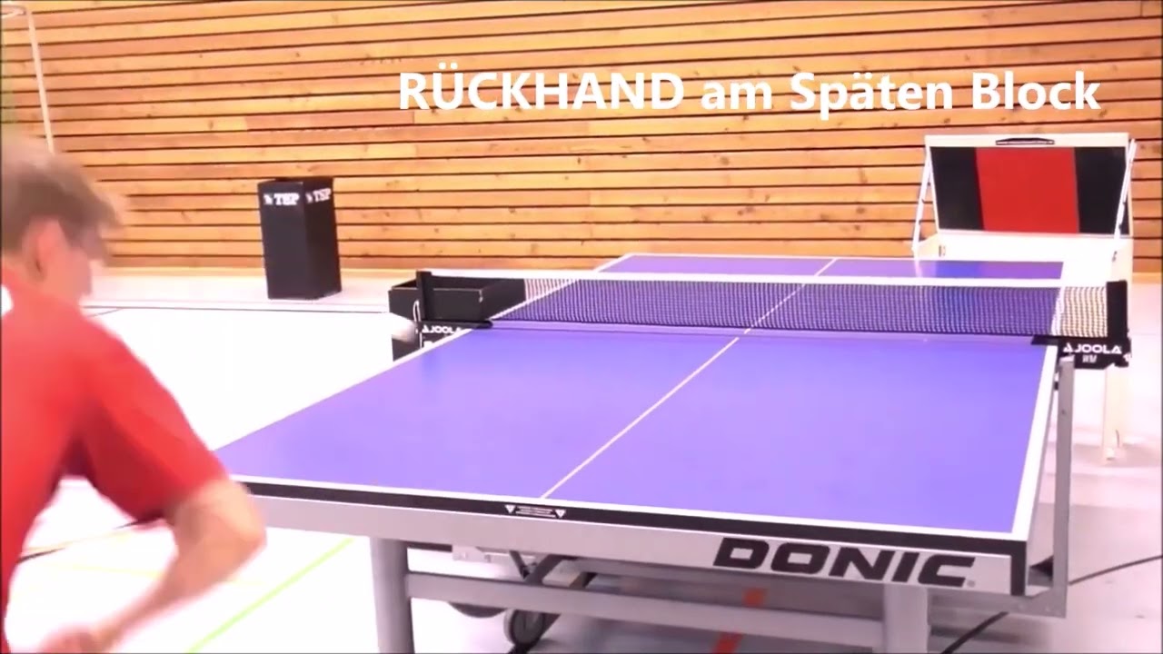 Herausforderndes TOPSPIN Tischtennistraining mit dem Fokus auf BEINARBEIT !