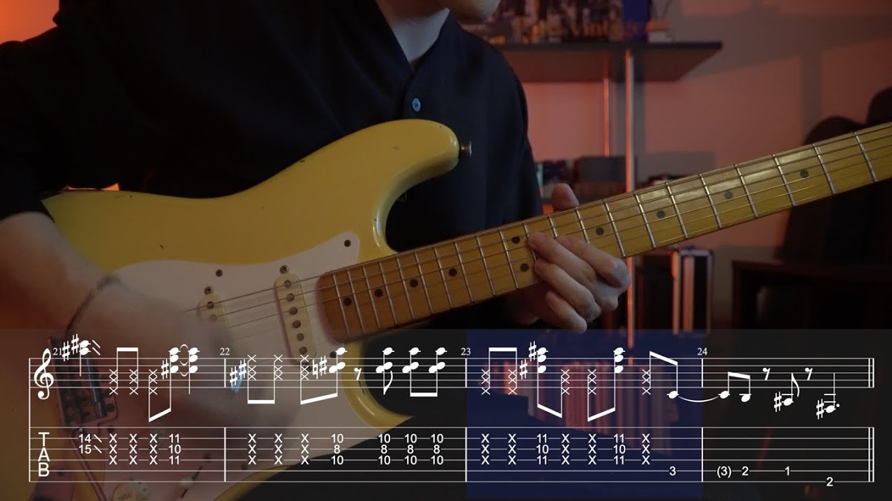[TAB] KICK BACK - Kenshi Yonezu 체인소맨 OP(기타커버) [Guitar Cover]