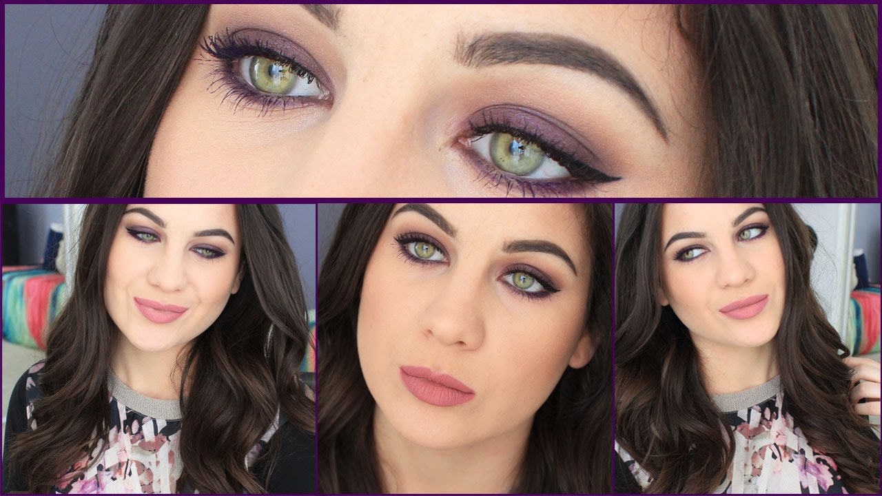 Fall Purple Smokey Eyeshadow | Morphe 35W