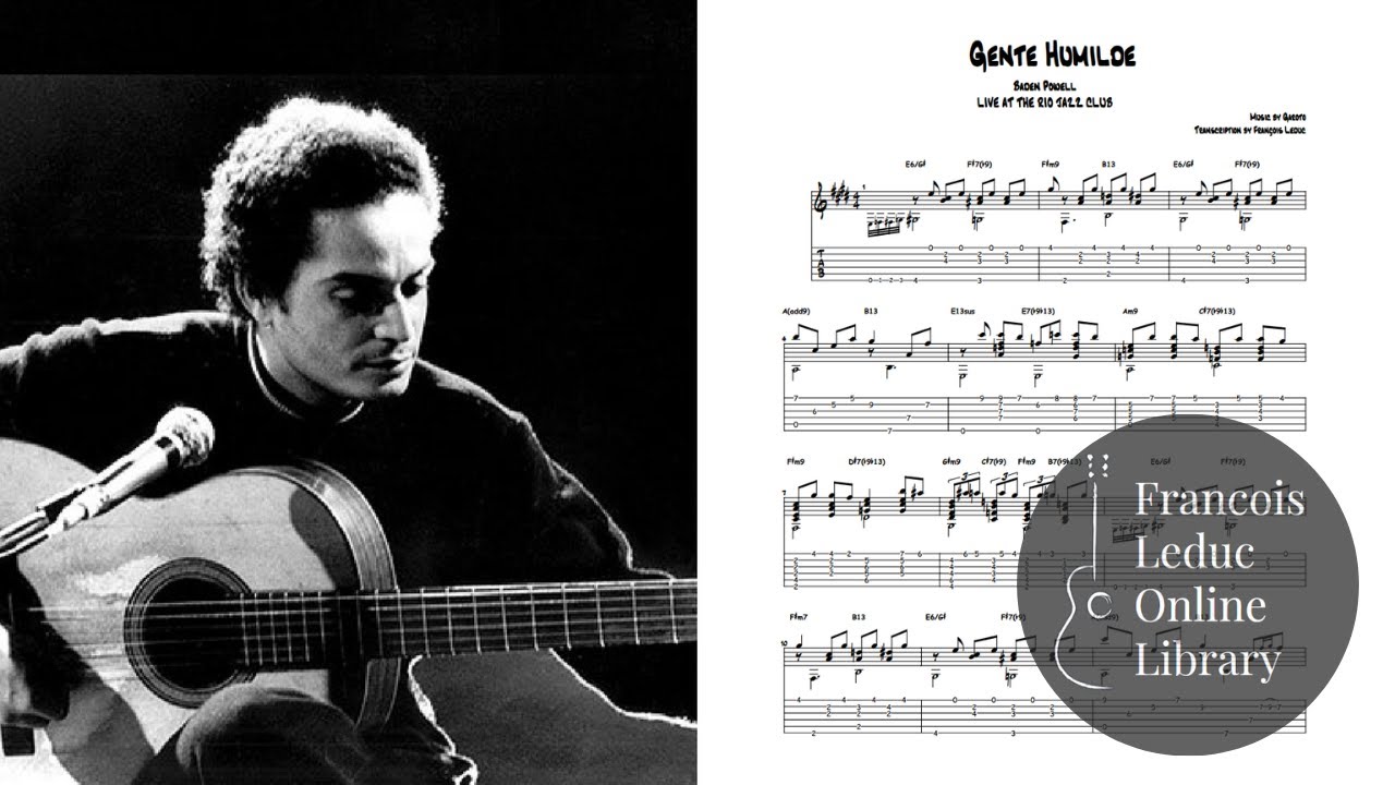 Gente Humilde - Baden Powell (Transcription)