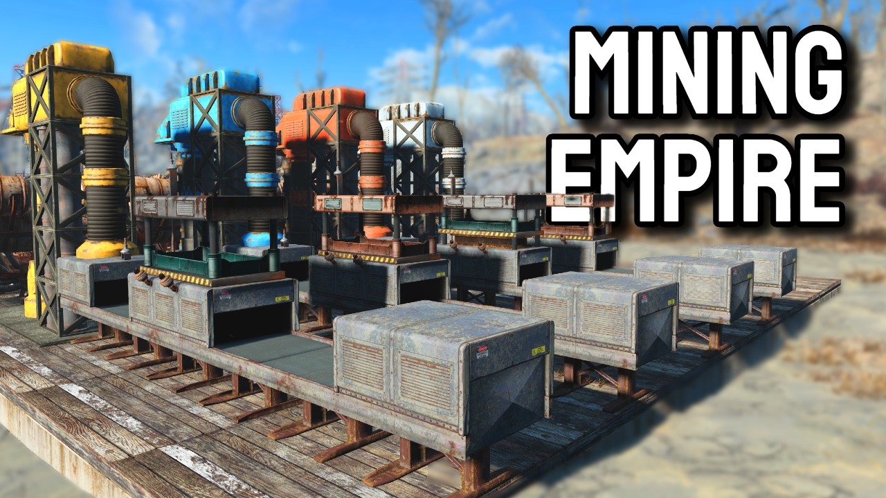 Fallout 4 Survival, But I Create A Mining Empire