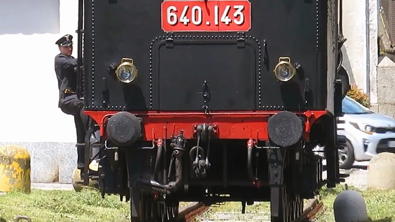 TRENO A VAPORE in Valsesia -  Fondazione FS Treno Storico a Varallo Sesia / Italian Steam Train
