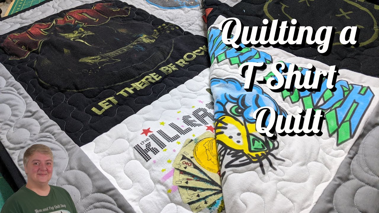 Quilting a TShirt Quilt