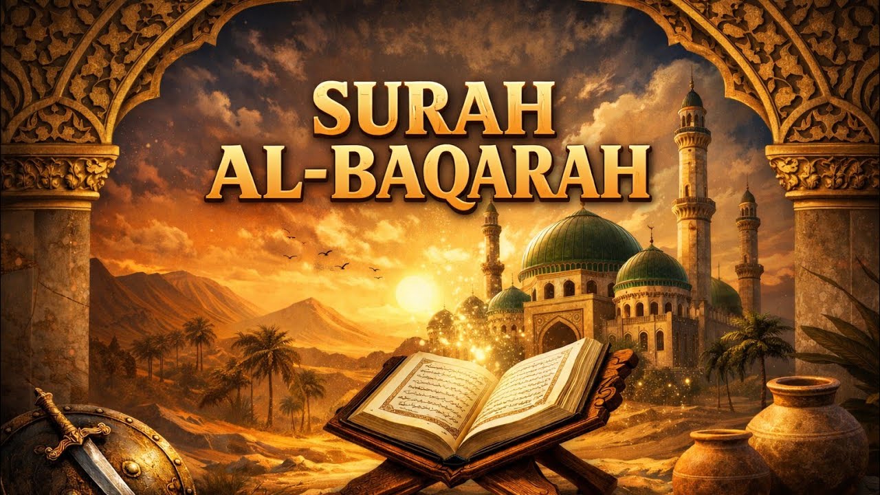 Surah Al Baqarah Full Recitation | Complete Quran Tilawat with Peaceful Voice without ads