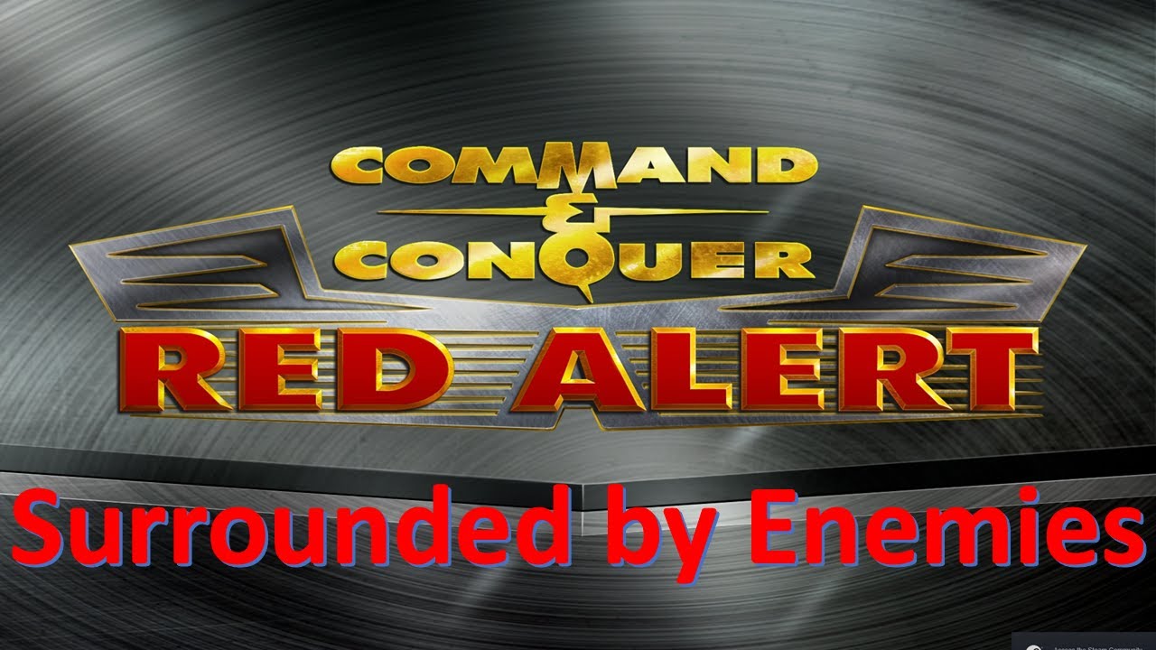 Command and Conquer Red Alert Remastered FFA (Surrounded by multiple Enemies)
