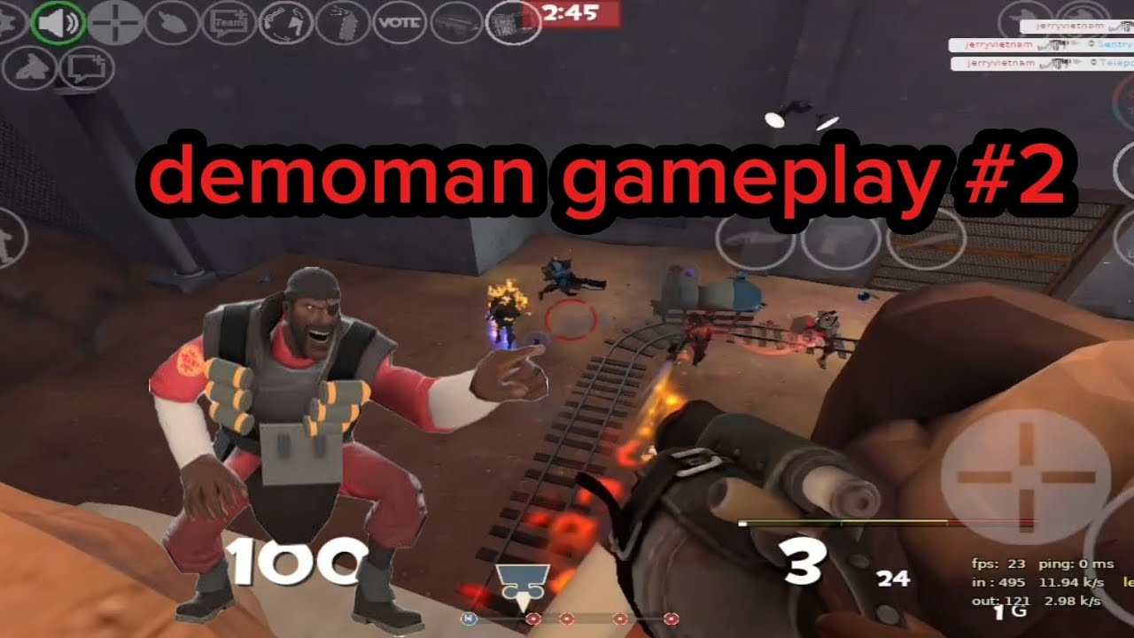 Tf2 mobile: tf2 legacy android: demoman gameplay #2