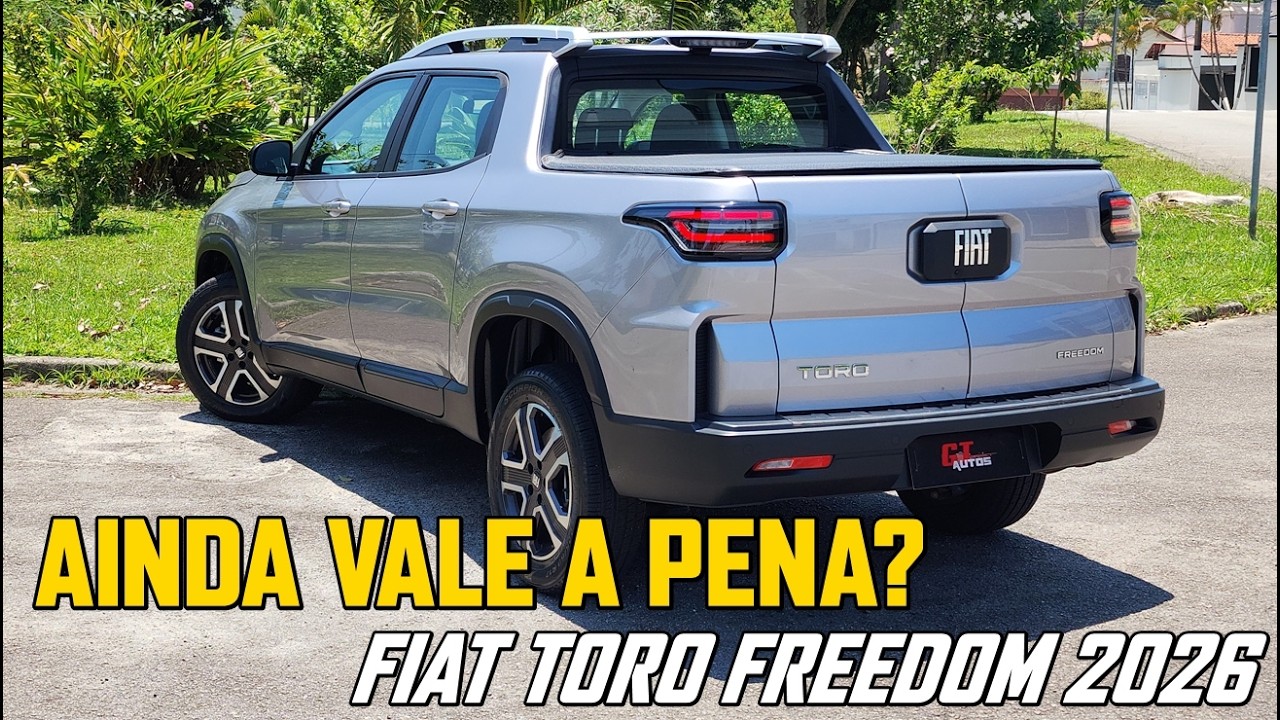 Fiat Toro Freedom 1.3 T270: ficou pior na linha 2026? Avaliação completa!