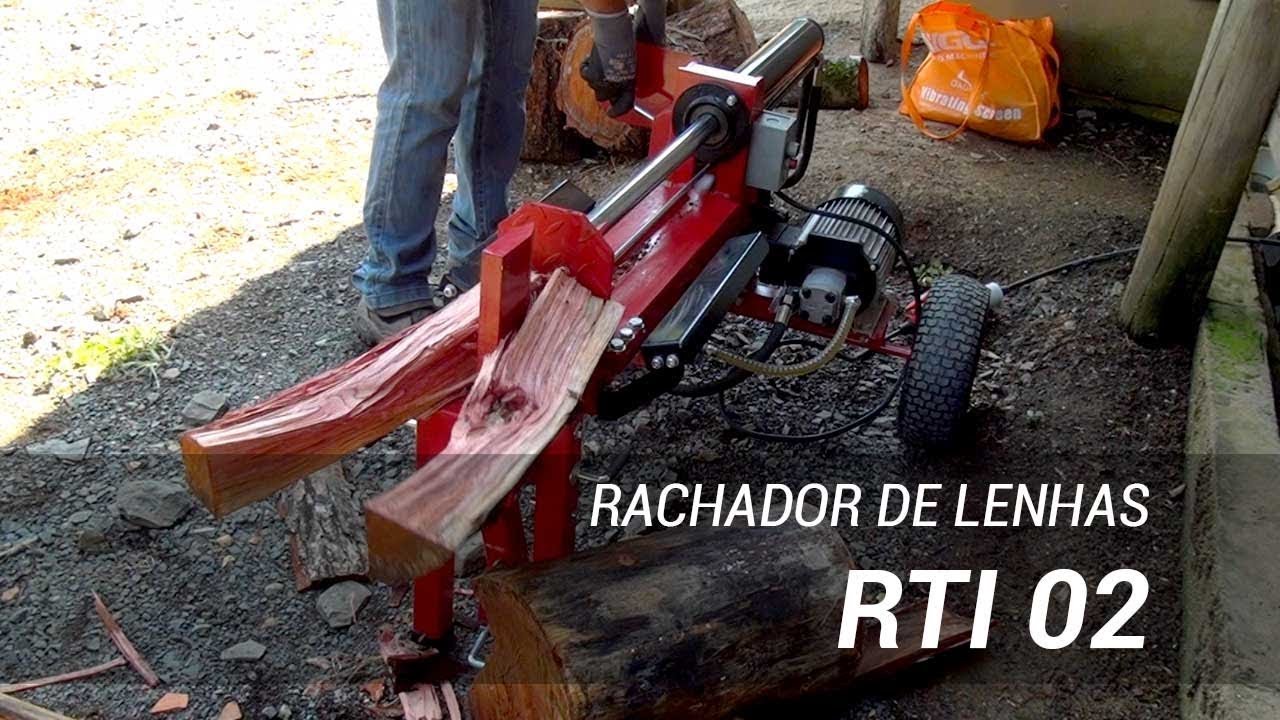 Rachador de lenha elétrico compacto RTI 02